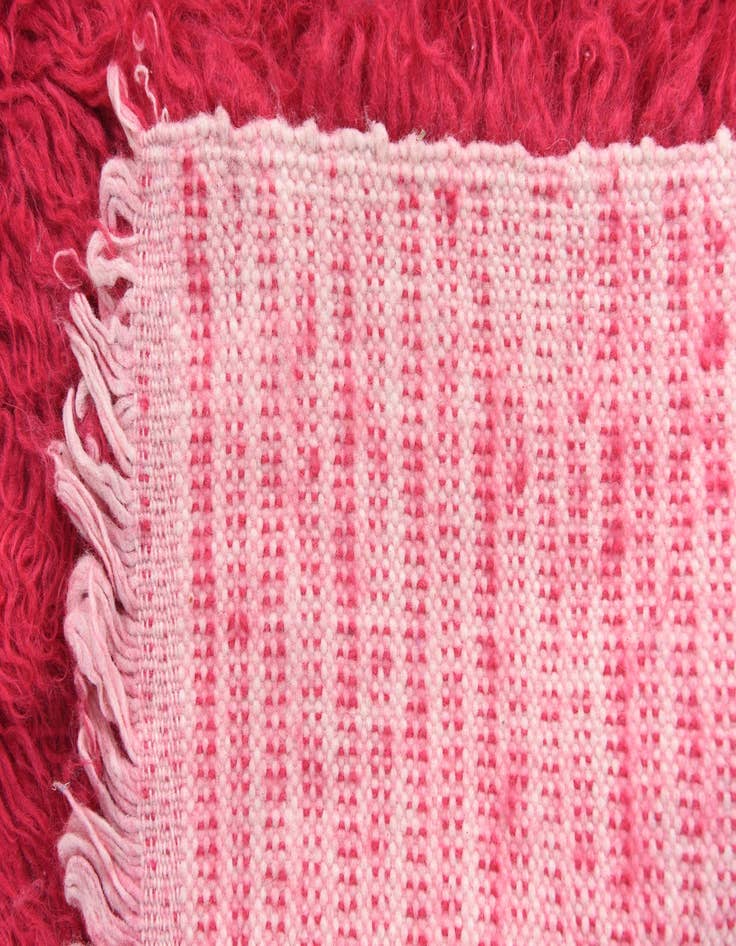 Detail image of  2' 3 x 4' 6  Hand Knotted Moroccan Wool Runner Rug