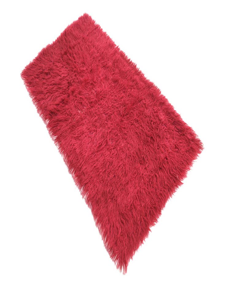 Detail image of  2' 5 x 4' 6  Hand Knotted Moroccan Wool Runner Rug