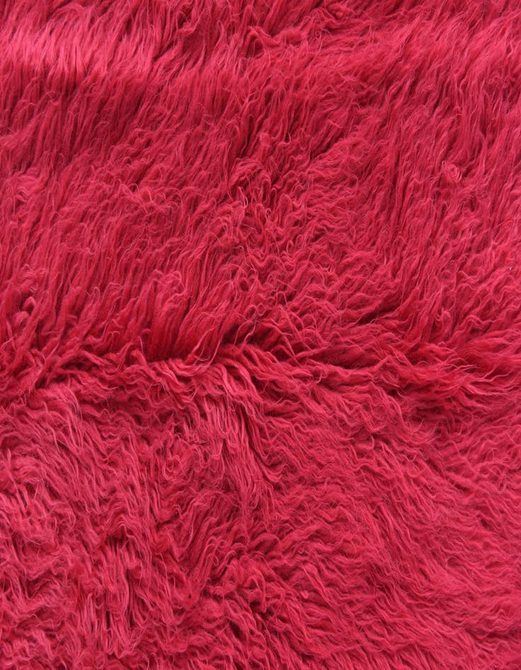 Detail image of  2' 4 x 4' 7  Hand Knotted Moroccan Wool Runner Rug