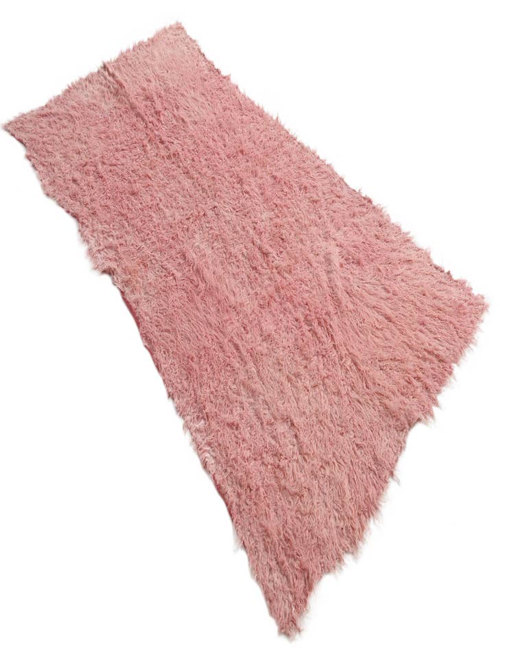 Detail image of  4' 2 x 8' 2  Hand Knotted Moroccan Wool Runner Rug