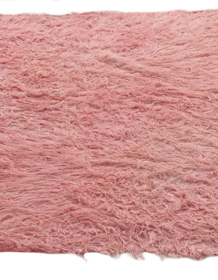 Detail image of  4' 2 x 8' 2  Hand Knotted Moroccan Wool Runner Rug