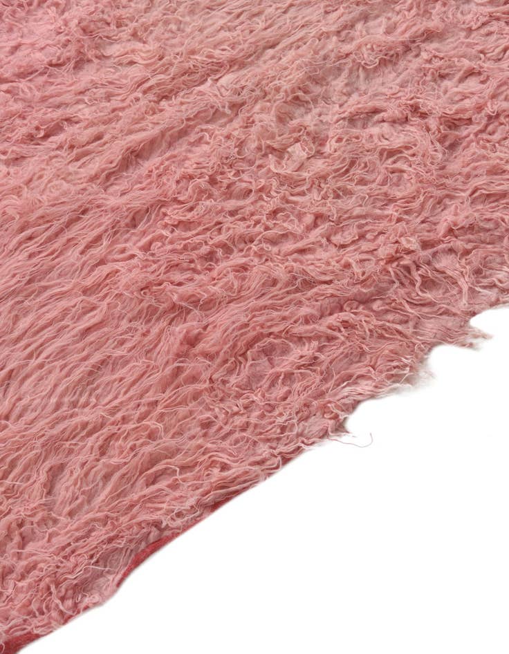 Detail image of  4' 2 x 8' 2  Hand Knotted Moroccan Wool Runner Rug