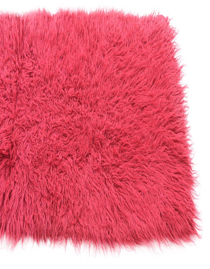 Detail image of  2' x 4' 5  Hand Knotted Moroccan Wool Runner Rug