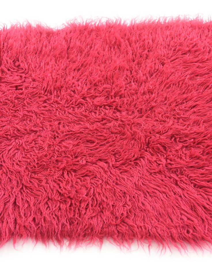 Detail image of  2' x 4' 5  Hand Knotted Moroccan Wool Runner Rug