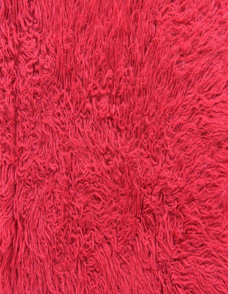 Detail image of  2' x 4' 5  Hand Knotted Moroccan Wool Runner Rug