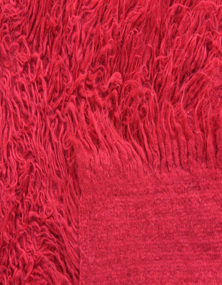 Detail image of  2' x 4' 5  Hand Knotted Moroccan Wool Runner Rug