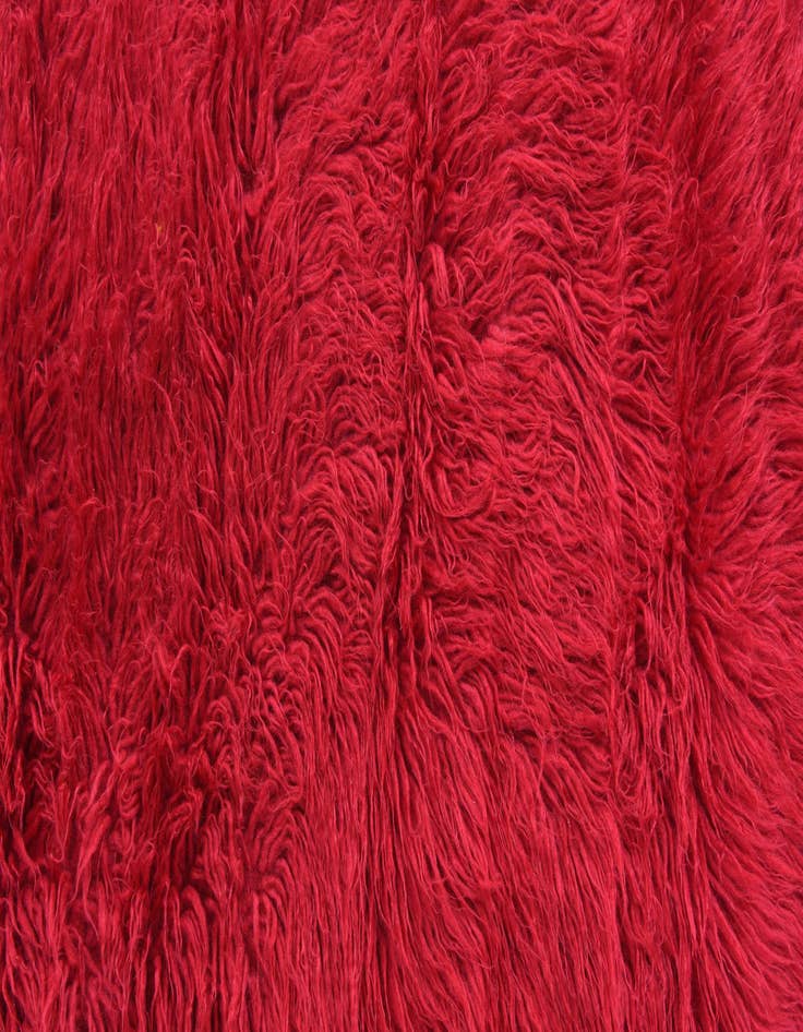 Detail image of  2' 6 x 5'  Hand Knotted Moroccan Wool Runner Rug