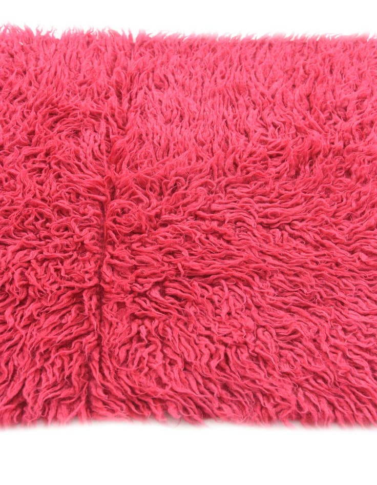 Detail image of  2' 9 x 5' 10  Hand Knotted Moroccan Wool Runner Rug