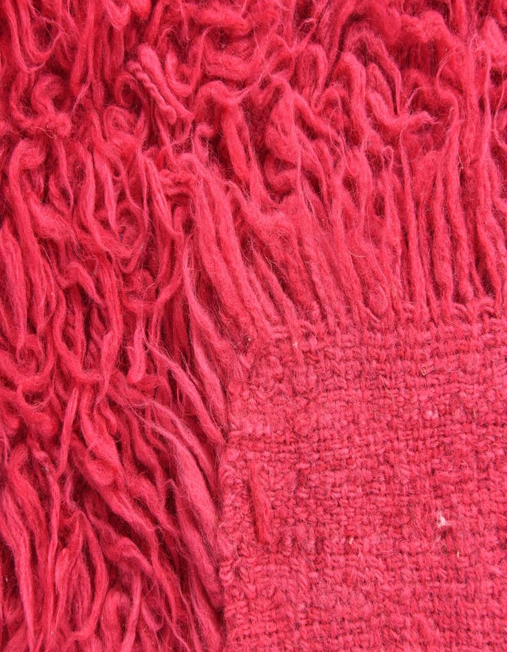 Detail image of  2' 9 x 5' 10  Hand Knotted Moroccan Wool Runner Rug