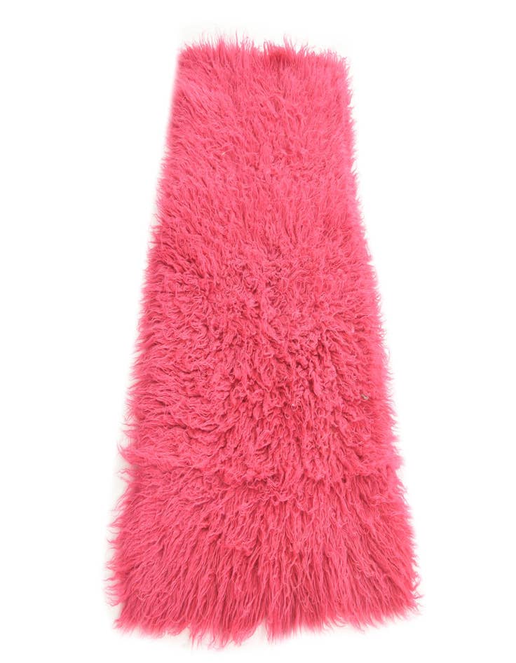 Detail image of  2' 6 x 4' 6  Hand Knotted Moroccan Wool Runner Rug