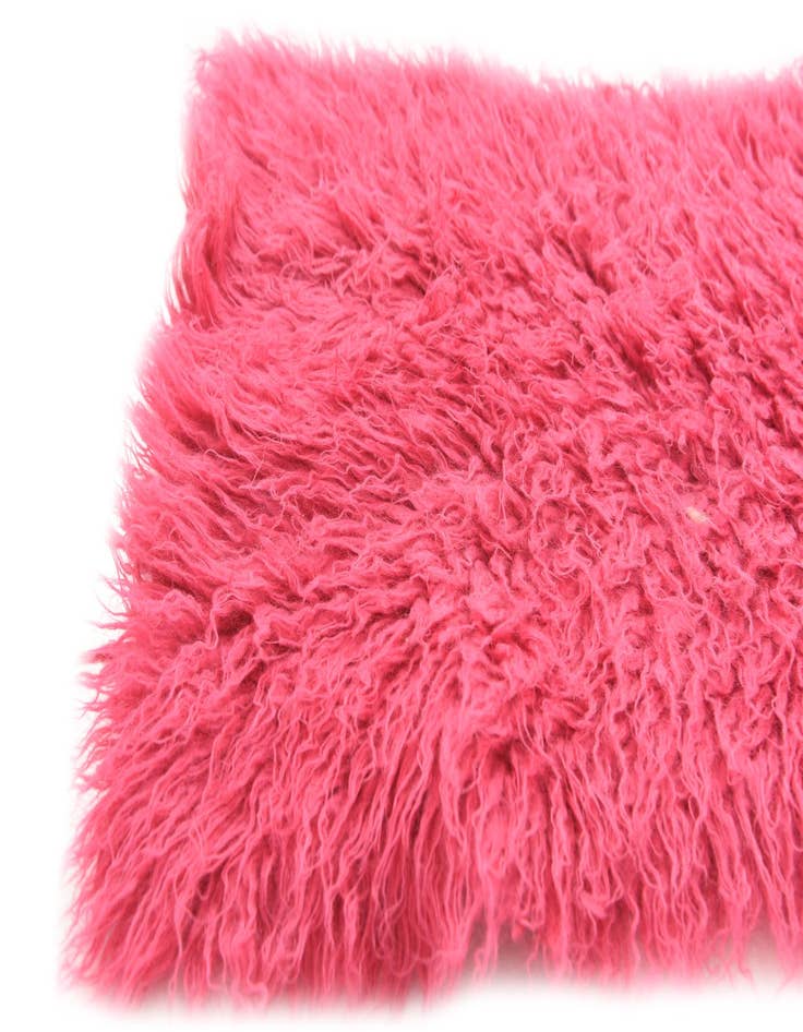 Detail image of  2' 6 x 4' 6  Hand Knotted Moroccan Wool Runner Rug