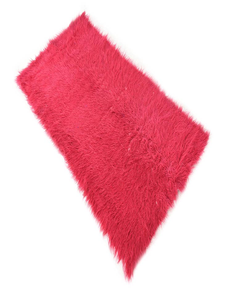 Detail image of  2' 4 x 4' 7  Hand Knotted Moroccan Wool Runner Rug