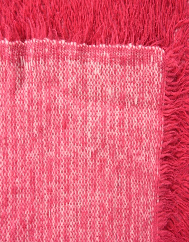 Detail image of  2' 4 x 4' 7  Hand Knotted Moroccan Wool Runner Rug