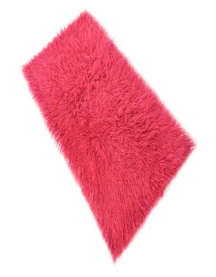 Detail image of  2' x 4'  Hand Knotted Moroccan Wool Runner Rug