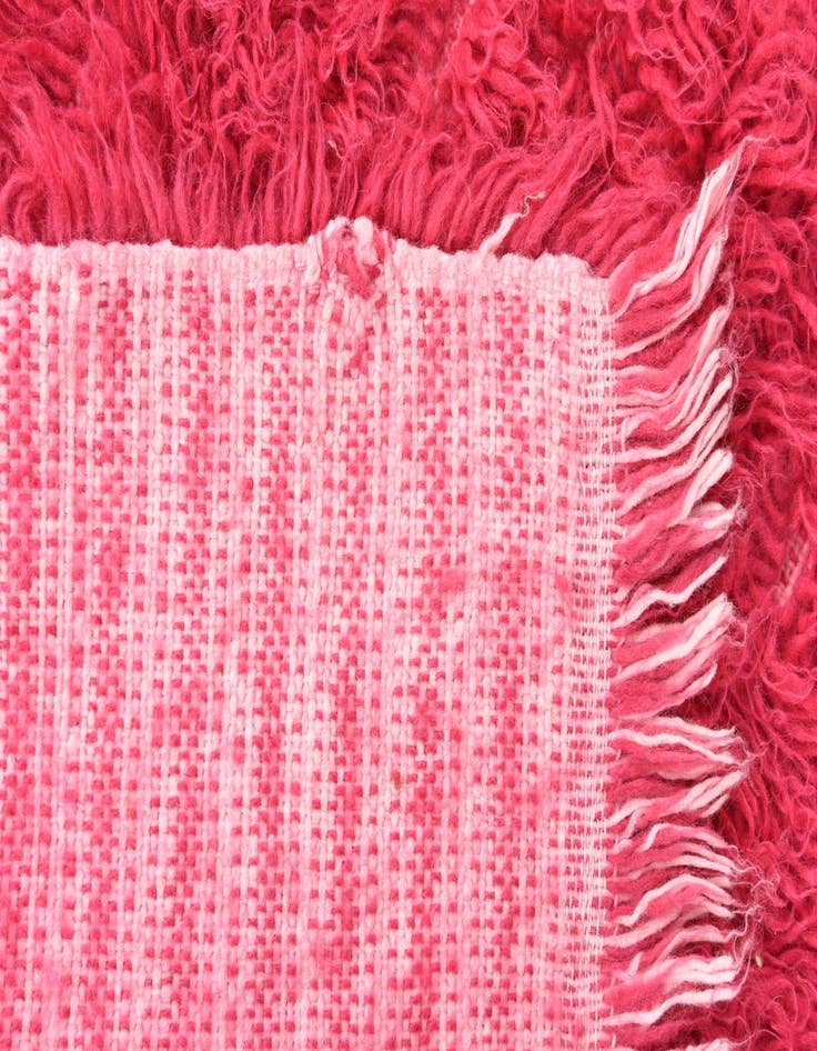 Detail image of  2' x 4'  Hand Knotted Moroccan Wool Runner Rug