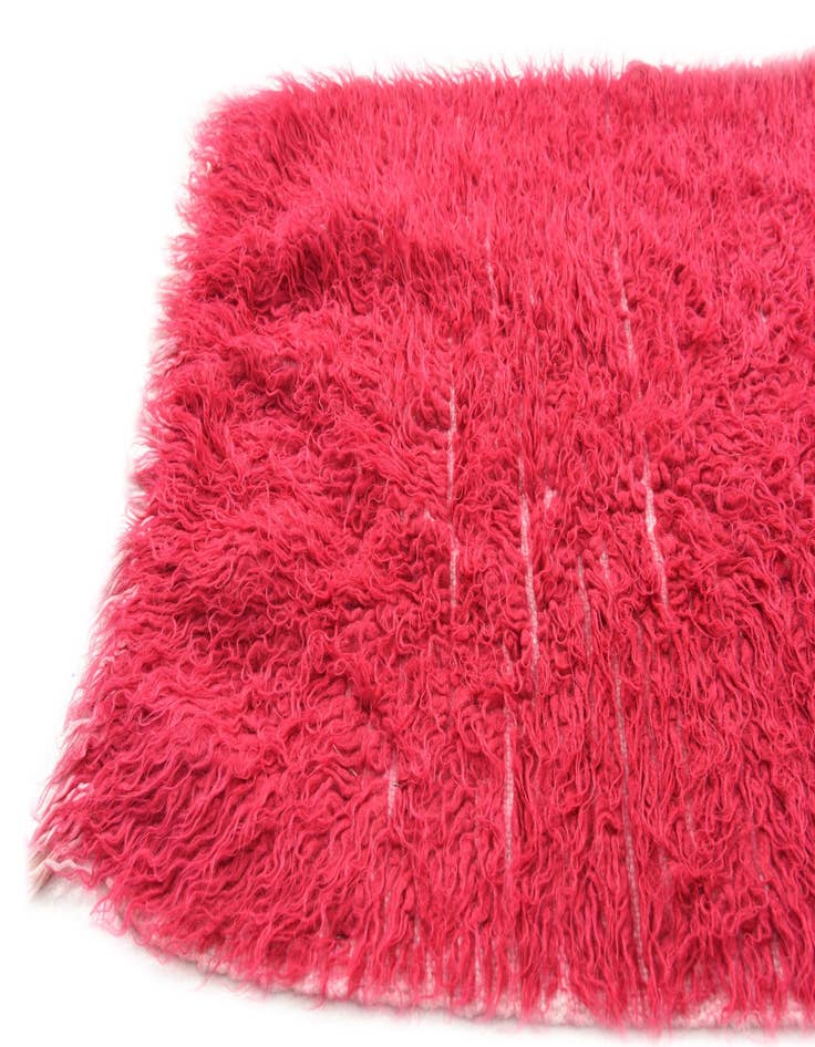 Detail image of  2' 3 x 4' 3  Hand Knotted Moroccan Wool Runner Rug