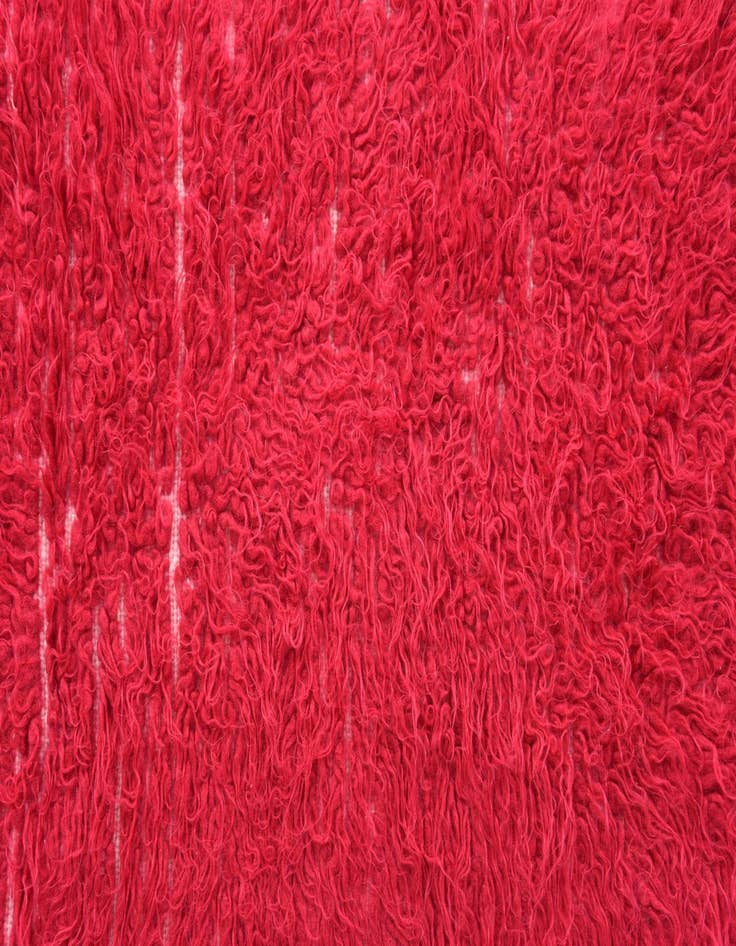 Detail image of  2' 3 x 4' 3  Hand Knotted Moroccan Wool Runner Rug