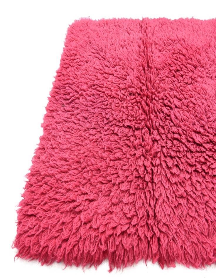 Detail image of  3' 1 x 6'  Hand Knotted Moroccan Wool Runner Rug