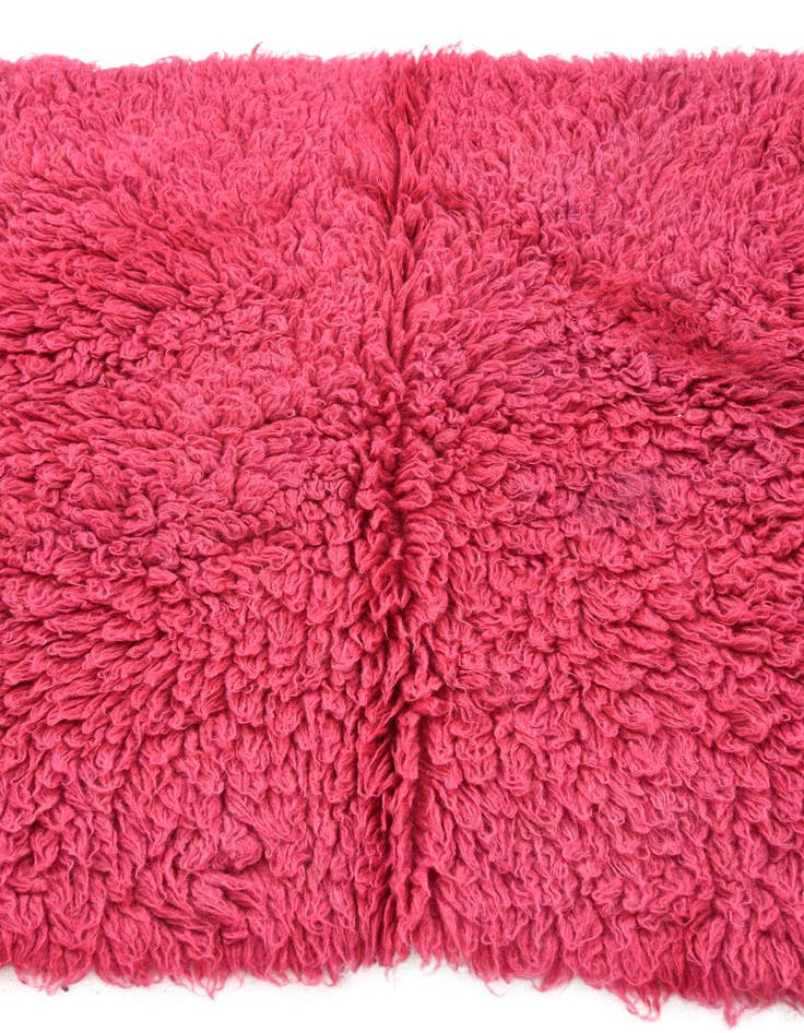 Detail image of  3' 1 x 6'  Hand Knotted Moroccan Wool Runner Rug