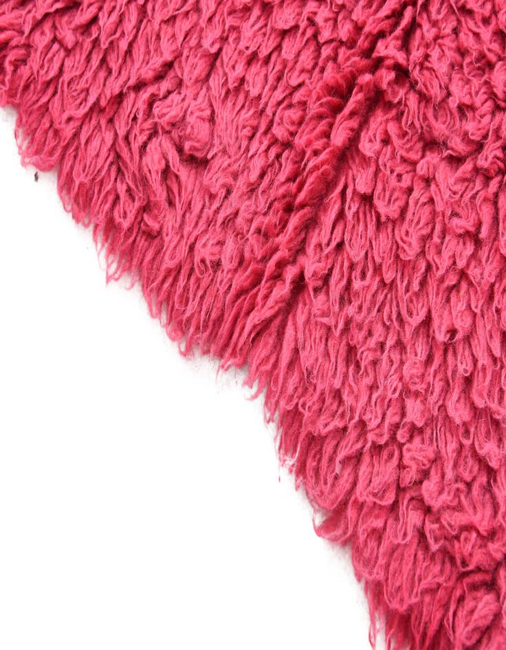 Detail image of  3' 1 x 6'  Hand Knotted Moroccan Wool Runner Rug