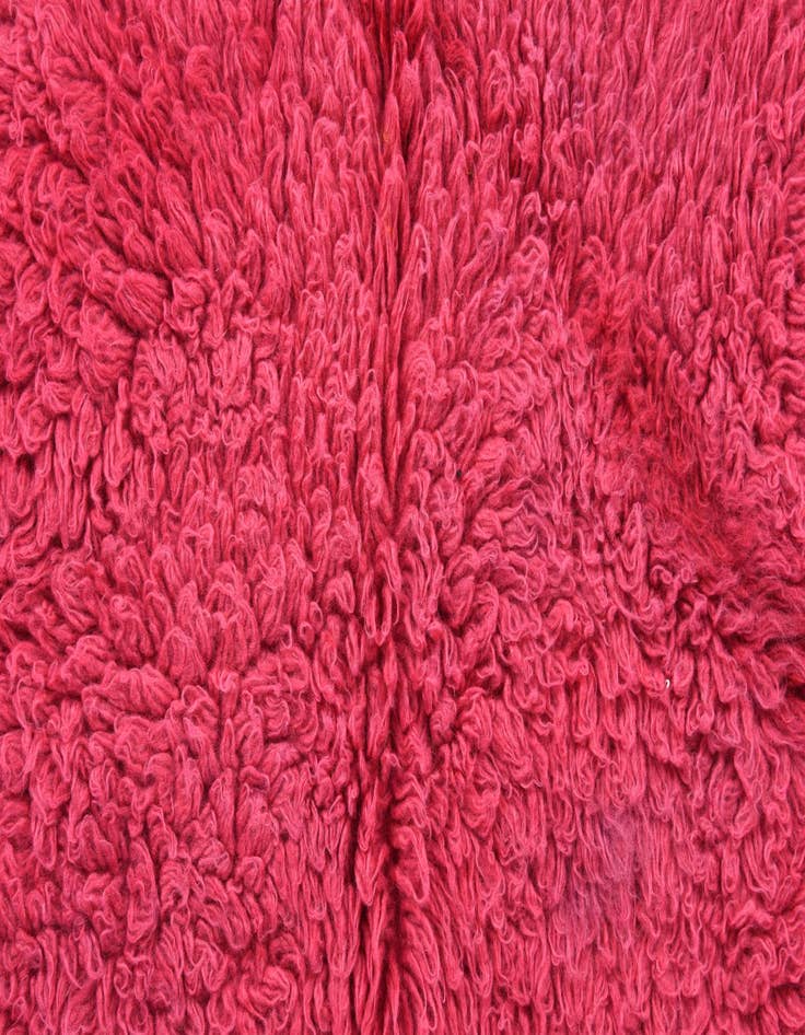 Detail image of  3' 1 x 6'  Hand Knotted Moroccan Wool Runner Rug