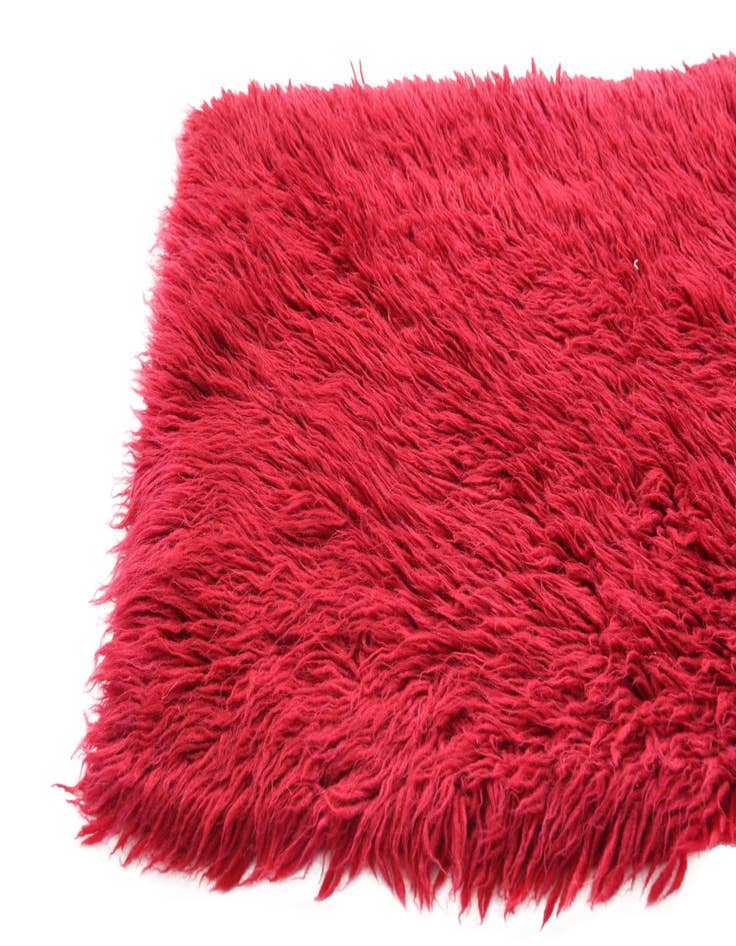 Detail image of  2' x 4' 9  Hand Knotted Moroccan Wool Runner Rug