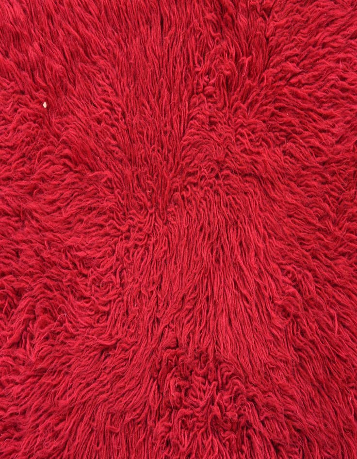 Detail image of  2' x 4' 9  Hand Knotted Moroccan Wool Runner Rug