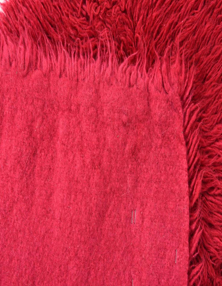 Detail image of  2' x 4' 9  Hand Knotted Moroccan Wool Runner Rug