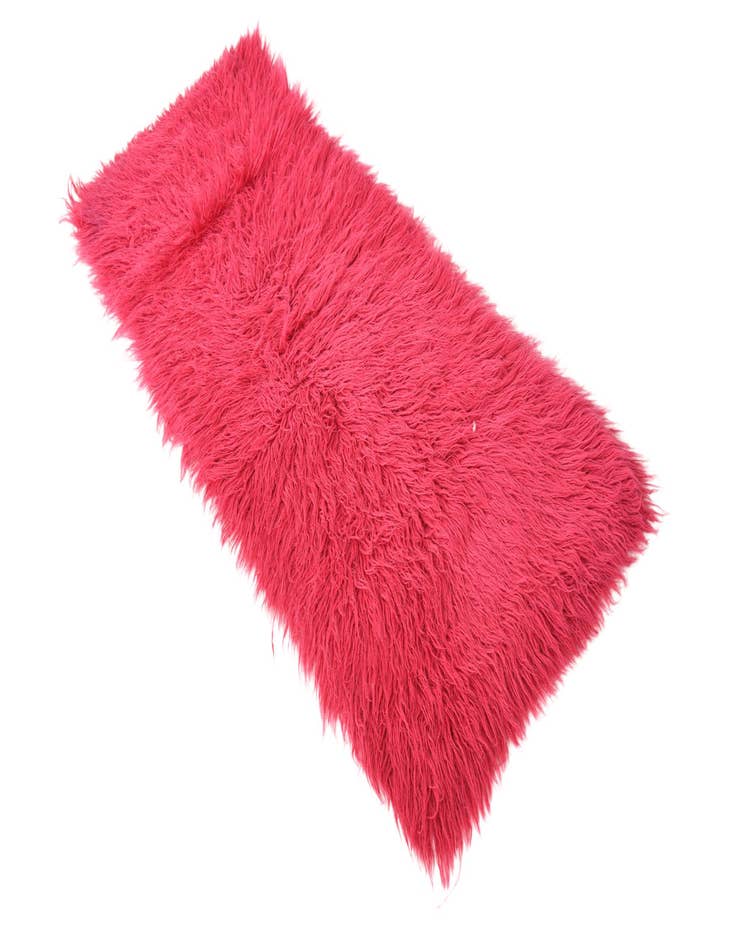 Detail image of  2' x 5'  Hand Knotted Moroccan Wool Runner Rug