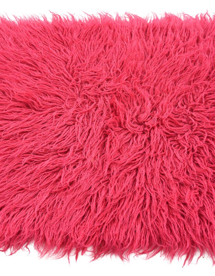 Detail image of  2' x 5'  Hand Knotted Moroccan Wool Runner Rug