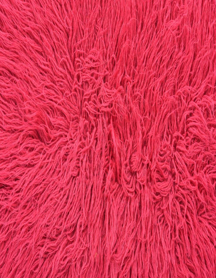 Detail image of  2' x 5'  Hand Knotted Moroccan Wool Runner Rug