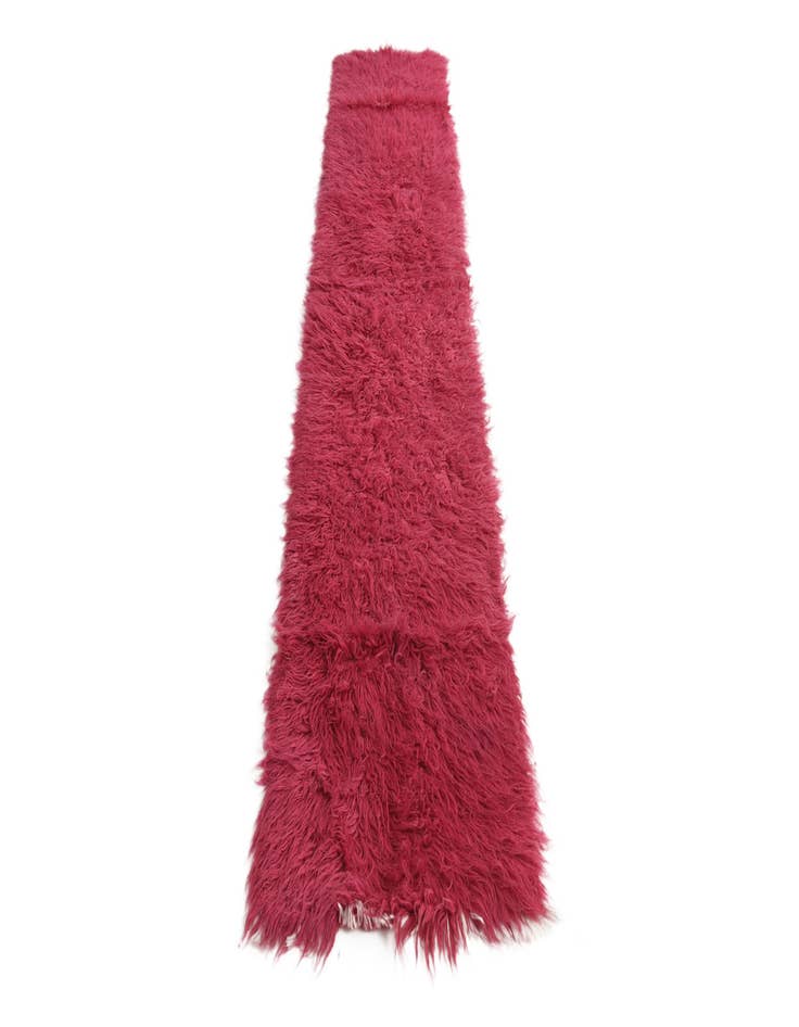 Detail image of  2' 5 x 11' 3  Hand Knotted Moroccan Wool Runner Rug