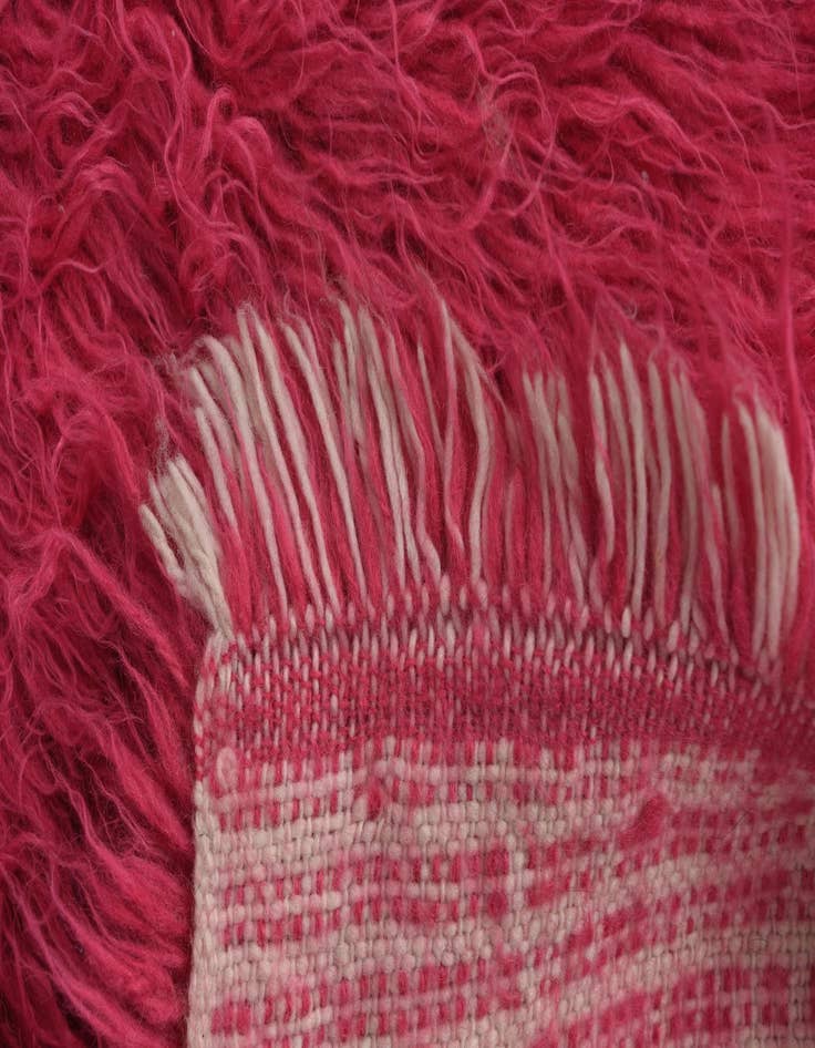 Detail image of  2' 5 x 11' 3  Hand Knotted Moroccan Wool Runner Rug