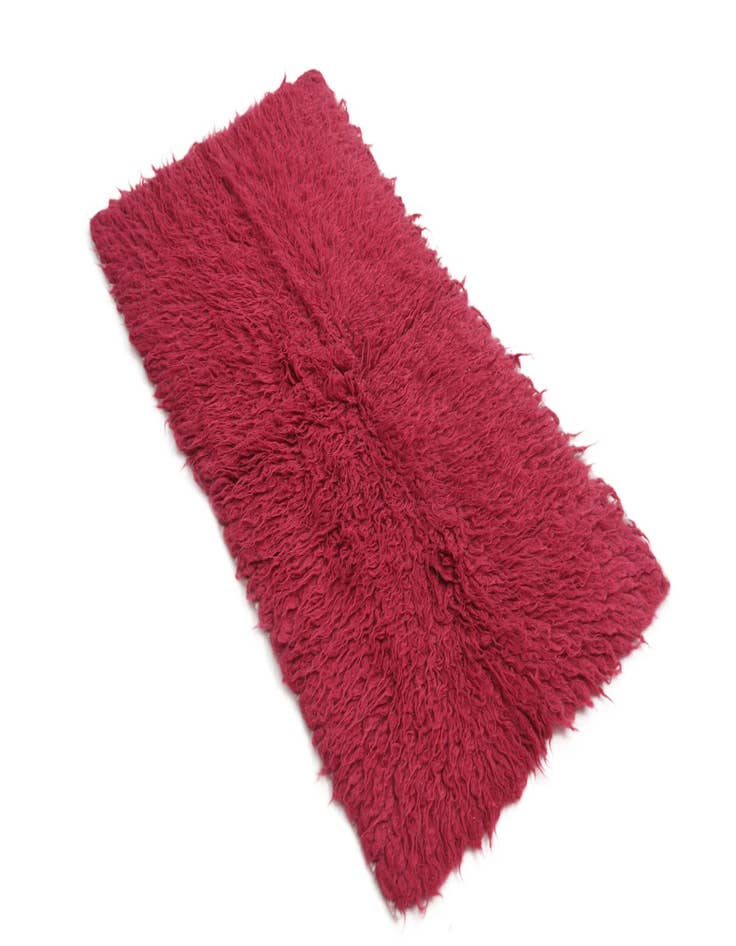 Detail image of  2' 3 x 4' 5  Hand Knotted Moroccan Wool Runner Rug