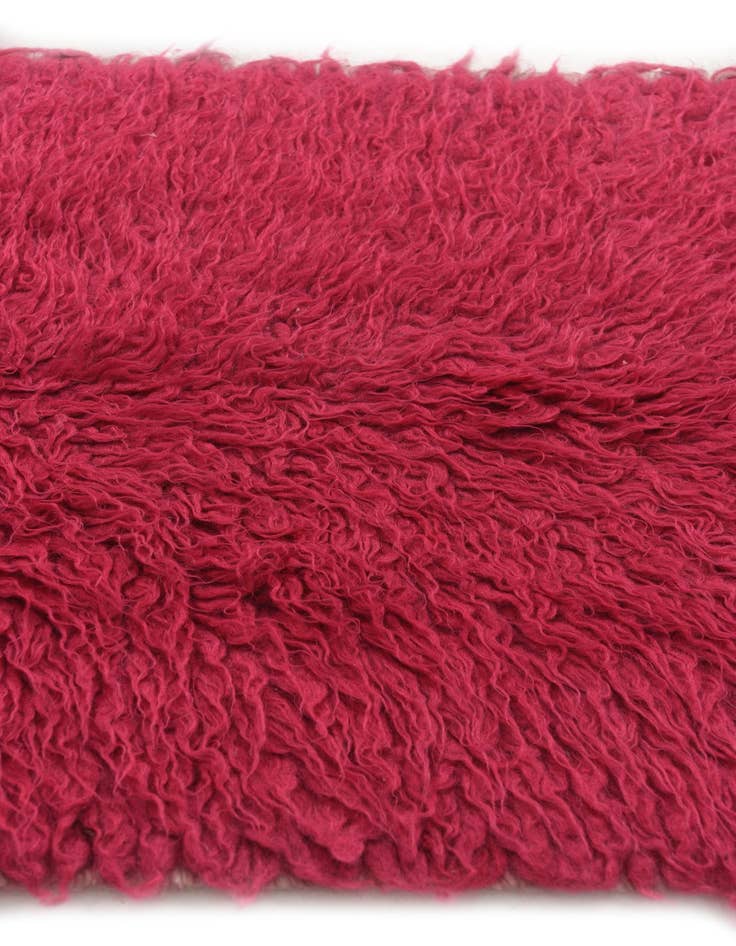 Detail image of  2' 3 x 4' 5  Hand Knotted Moroccan Wool Runner Rug