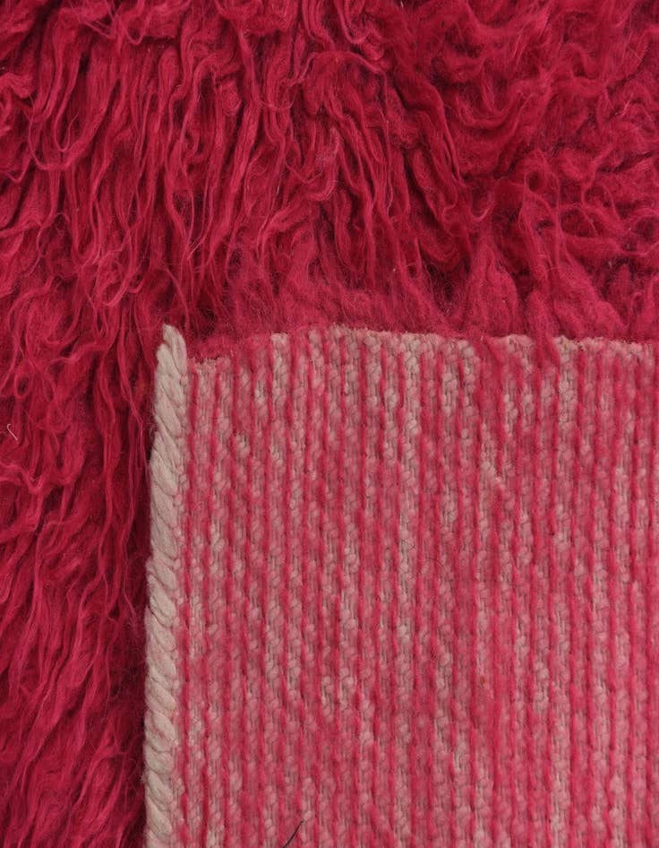 Detail image of  2' 3 x 4' 5  Hand Knotted Moroccan Wool Runner Rug