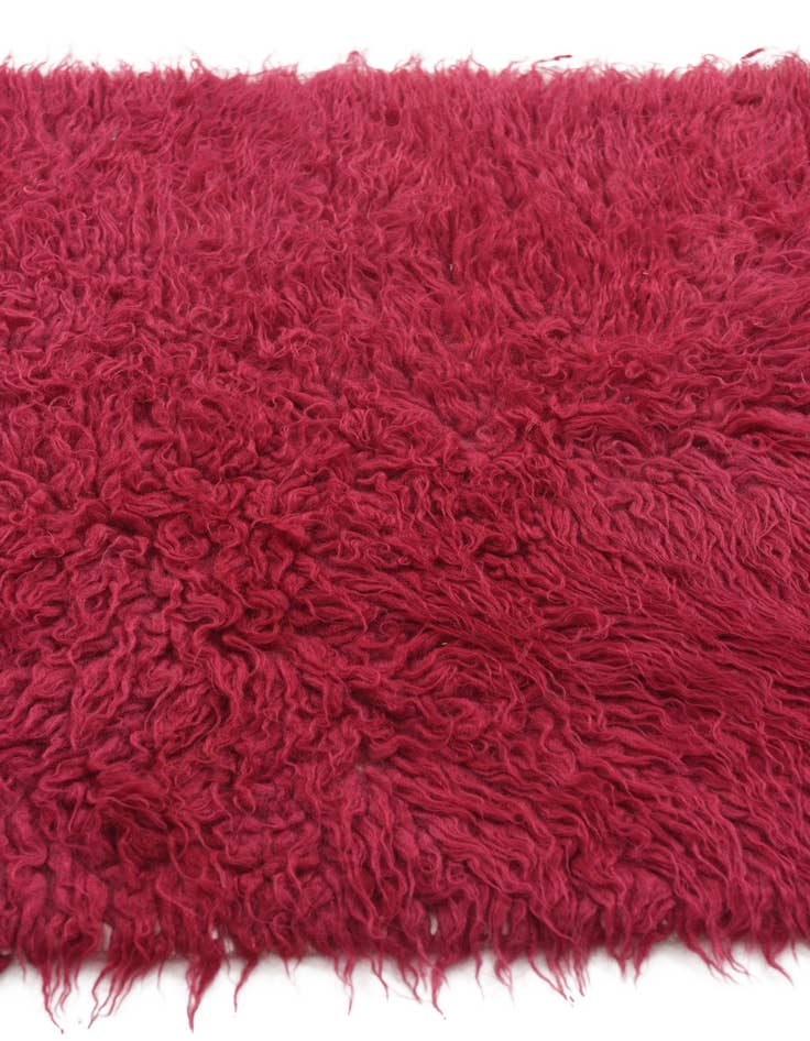 Detail image of  2' 3 x 4' 4  Hand Knotted Moroccan Wool Runner Rug