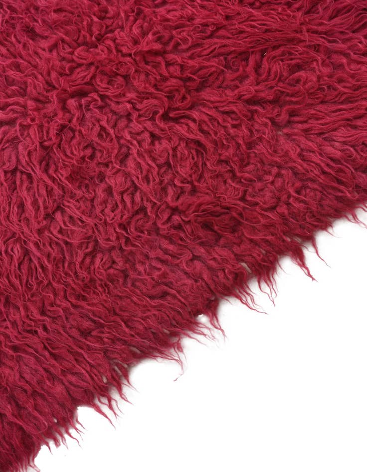 Detail image of  2' 3 x 4' 4  Hand Knotted Moroccan Wool Runner Rug