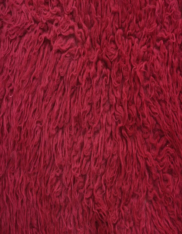 Detail image of  2' 3 x 4' 4  Hand Knotted Moroccan Wool Runner Rug