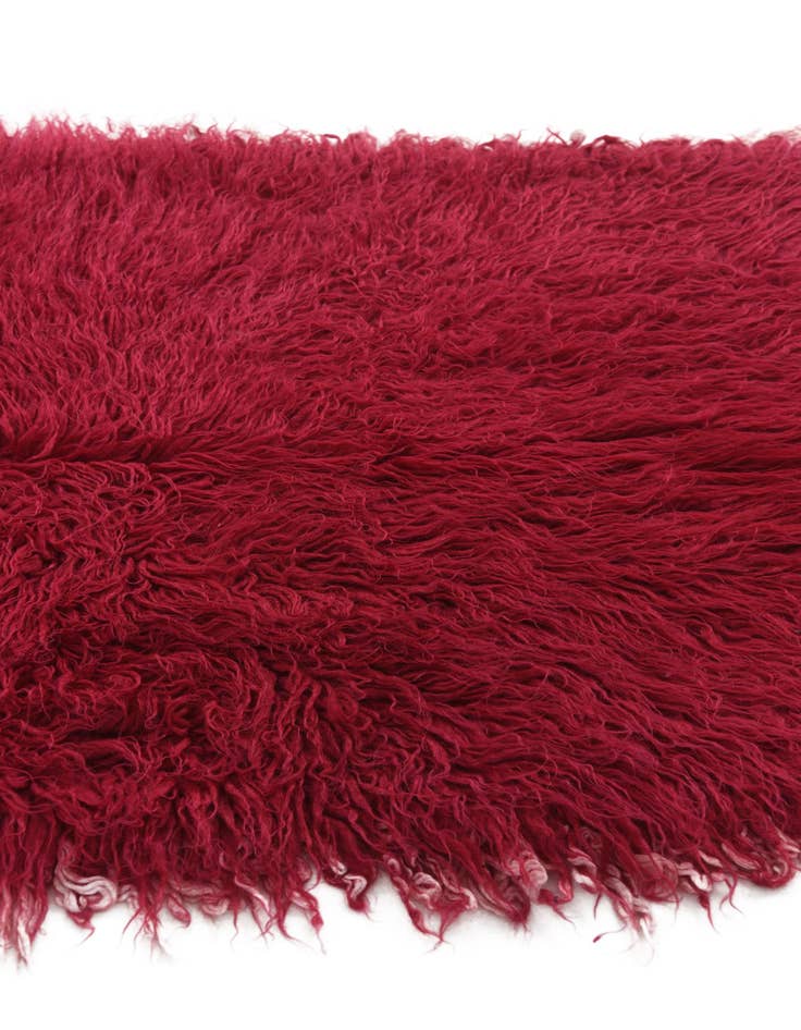 Detail image of  2' 6 x 4' 8  Hand Knotted Moroccan Wool Runner Rug