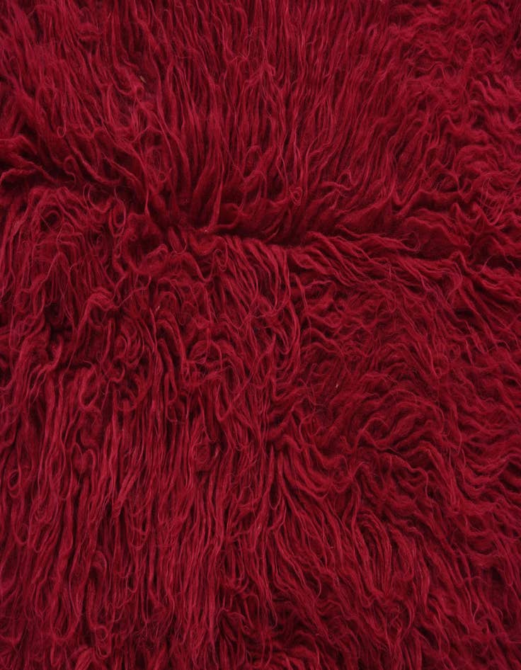 Detail image of  2' 6 x 4' 8  Hand Knotted Moroccan Wool Runner Rug