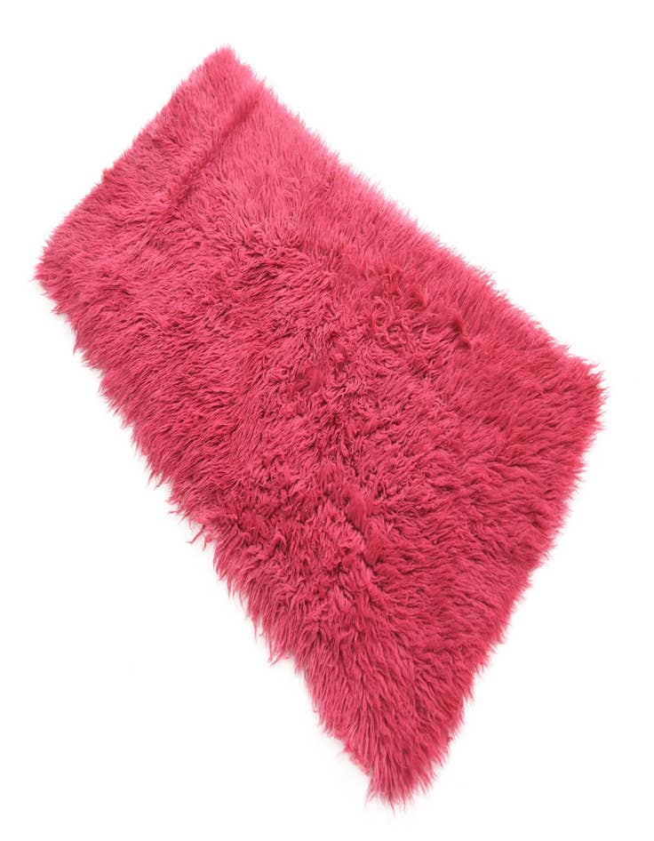 Detail image of  2' 5 x 4' 10  Hand Knotted Moroccan Wool Runner Rug