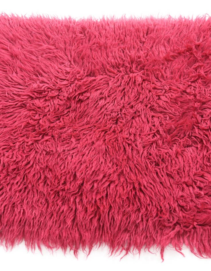 Detail image of  2' 5 x 4' 10  Hand Knotted Moroccan Wool Runner Rug