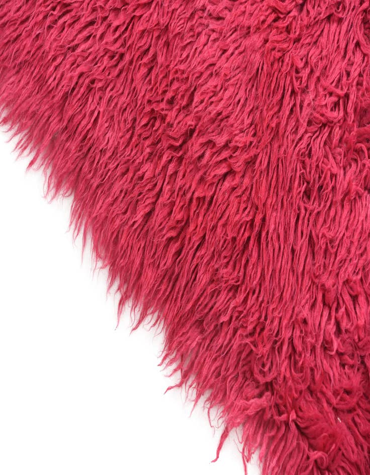 Detail image of  2' 5 x 4' 10  Hand Knotted Moroccan Wool Runner Rug