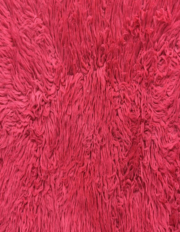 Detail image of  2' 5 x 4' 10  Hand Knotted Moroccan Wool Runner Rug