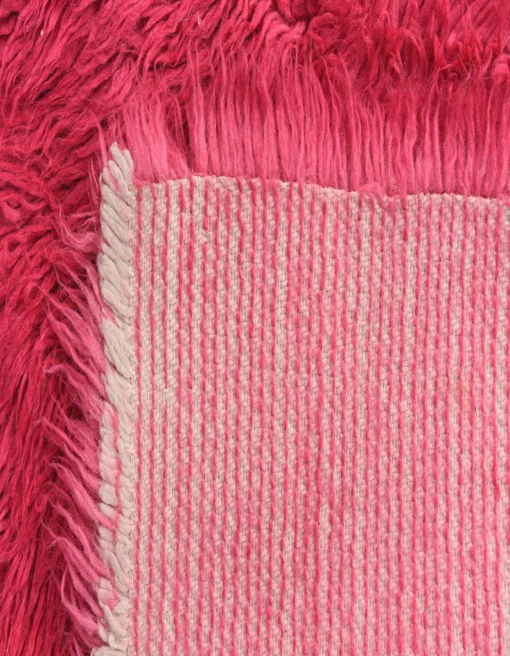 Detail image of  2' 5 x 4' 10  Hand Knotted Moroccan Wool Runner Rug