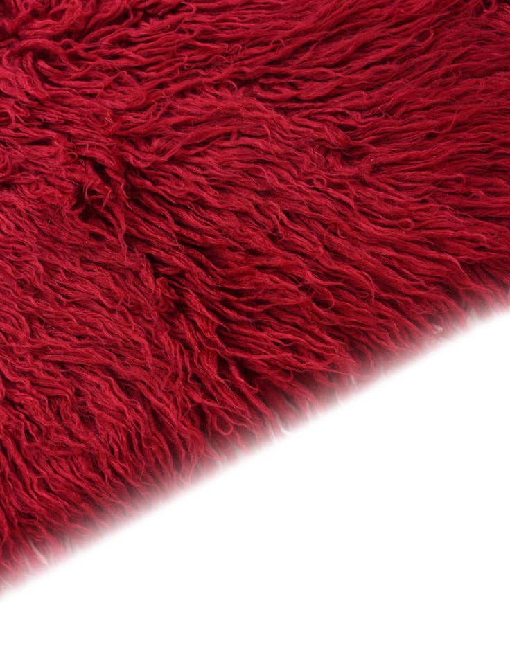 Detail image of  2' 4 x 4' 9  Hand Knotted Moroccan Wool Runner Rug