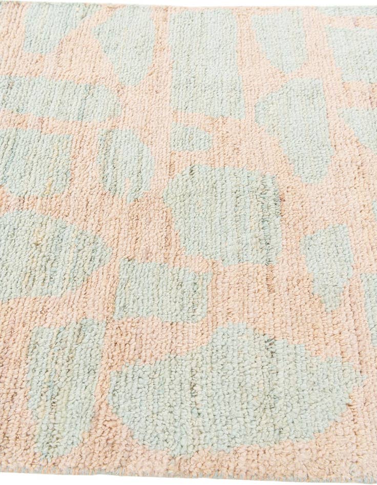 Detail image of  2' 6 x 9' 10  Hand Knotted Moroccan Wool Runner Rug