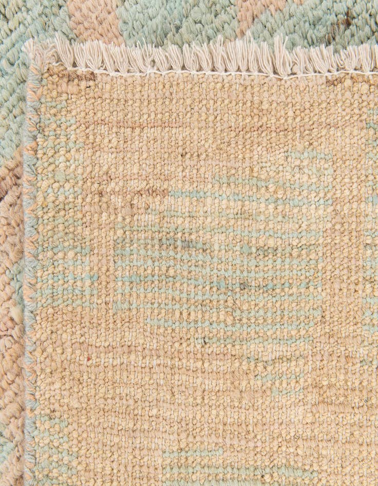 Detail image of  2' 6 x 9' 10  Hand Knotted Moroccan Wool Runner Rug