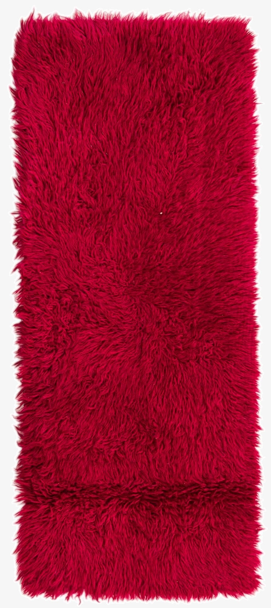  2' x 4' 9  Hand Knotted Moroccan Wool Runner Rug